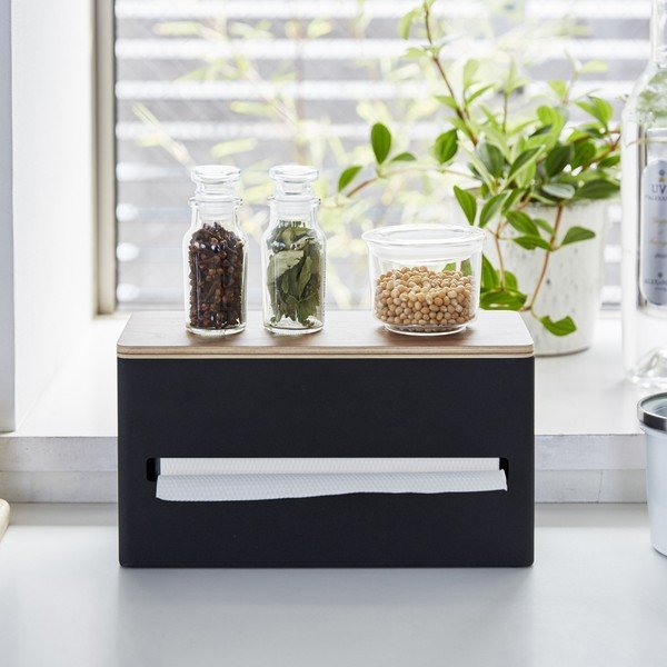 Kovinska škatla za robčke Rin – YAMAZAKI-image-3