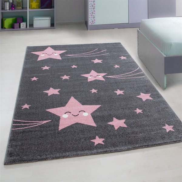 Rožnato-siva otroška preproga 120x170 cm Kids – Ayyildiz Carpets-image-1