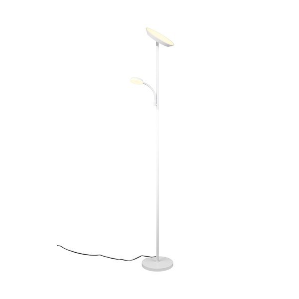 Bela LED stoječa svetilka (višina 178 cm) Specter – Reality