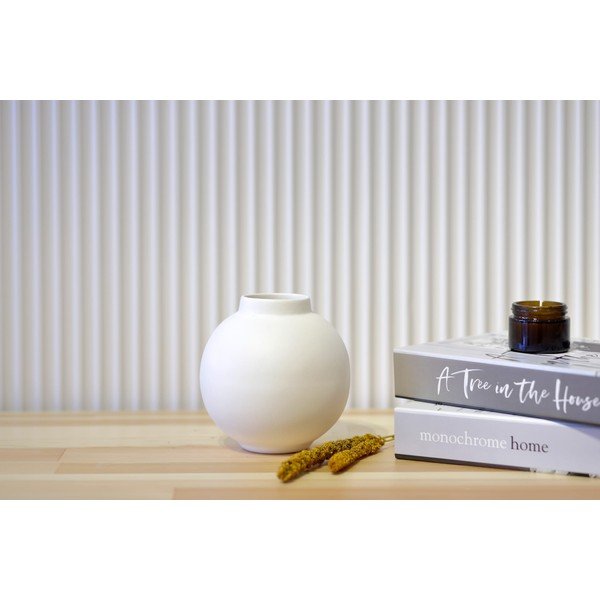 Bela keramična vaza Rulina Topik-image-1