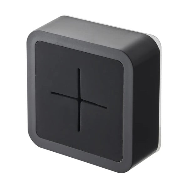 Črno plastično držalo za kuhinjske krpe z namestitvijo brez vrtanja Film Hook – YAMAZAKI