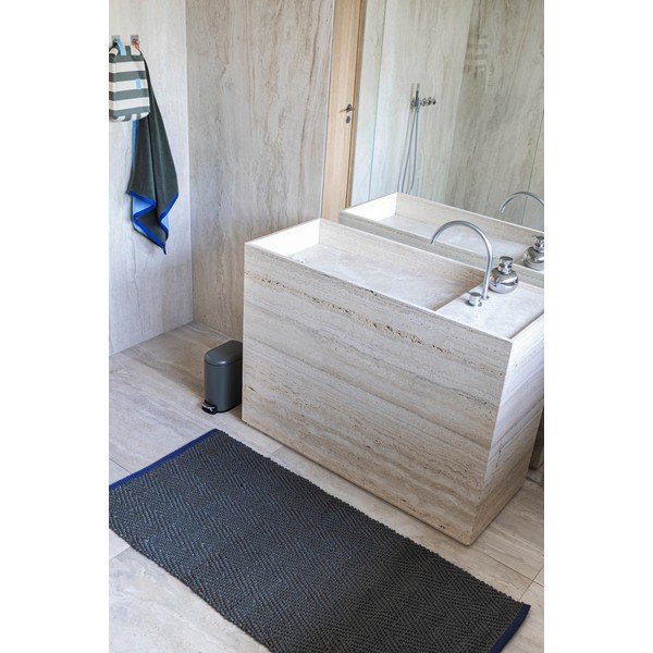 Temno zelen tekač iz jute 70x150 cm Notes – Mette Ditmer Denmark-image-1