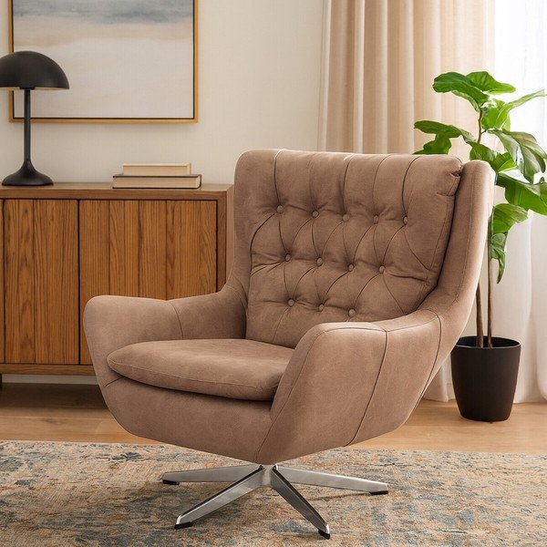 Rjav fotelj Harold – Premier Housewares-image-3