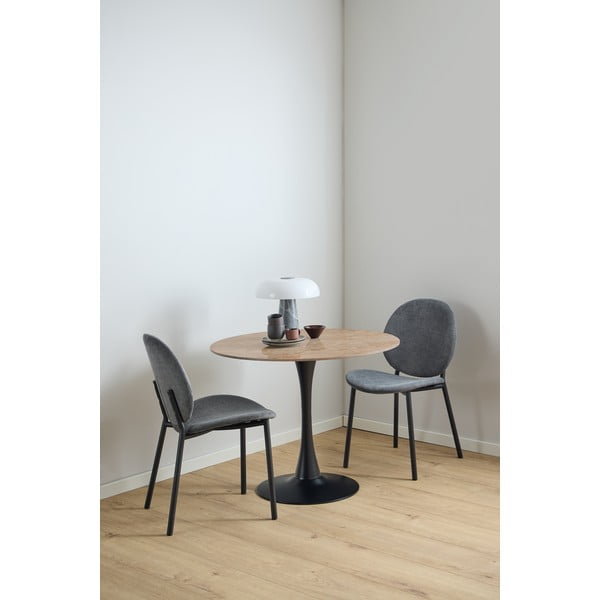 Antracitno siv jedilni stol Cliff – Actona-image-1