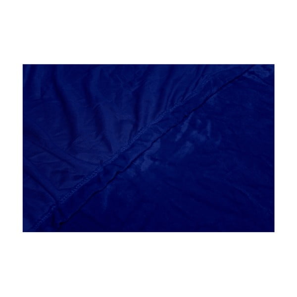 Temno modra rjuha iz mikropliša My House, 180 x 200 cm-image-1