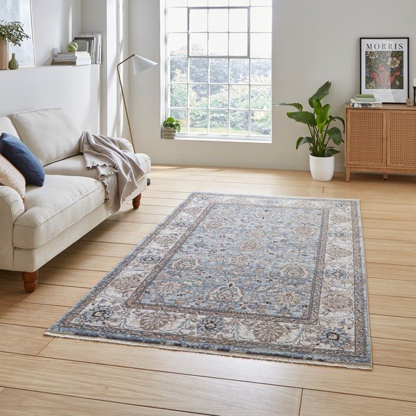 Moder/kremno bel tekač 80x300 cm Vintage – Think Rugs-image-1