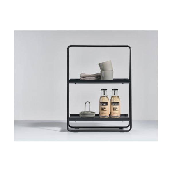 Črn kovinski regal 43x58 cm A-Table – Zone-image-1