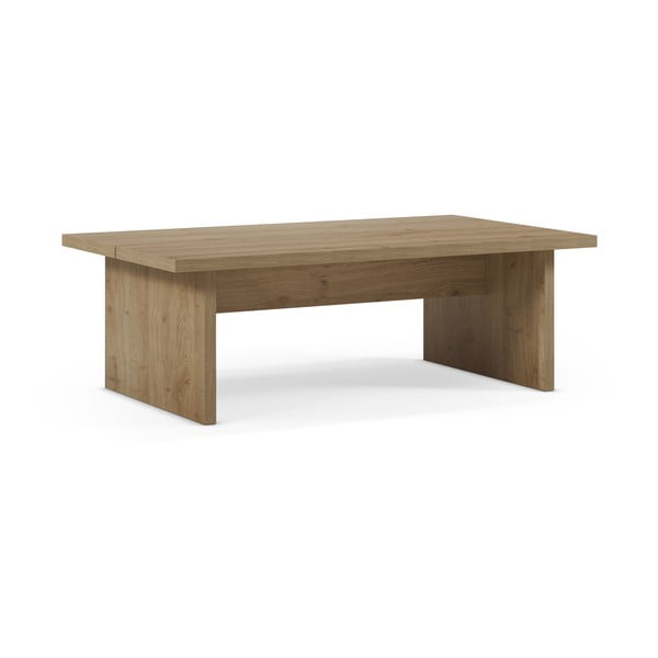 Mizica z mizno ploščo v hrastovem dekorju v naravni barvi 70x120 cm Loana – Marckeric