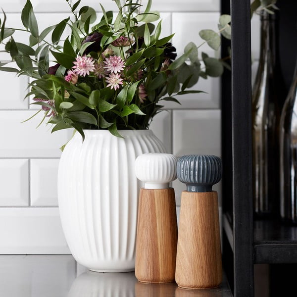 Vaza iz bele keramike Kähler Design Hammershoi, višina 20 cm-image-2
