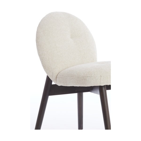 Kremno beli oblazinjeni jedilni stoli v kompletu 2 ks Sinosa – Light & Living-image-2