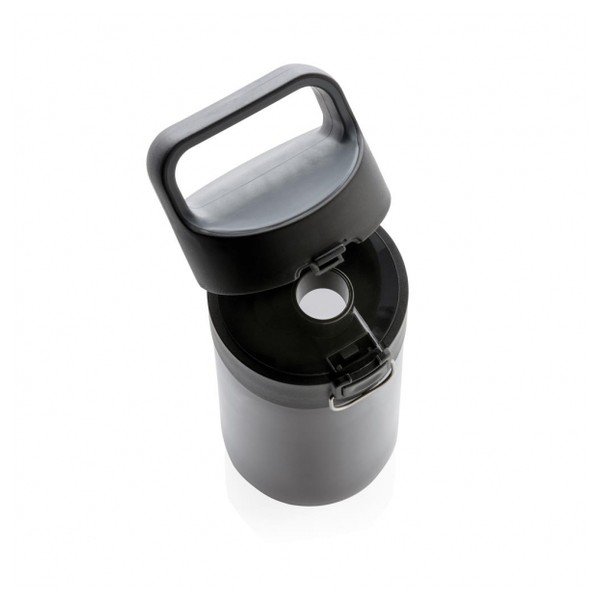 Črna steklenica za vodo z možnostjo zaklepanja XD Design Exclusive, 450 ml-image-3
