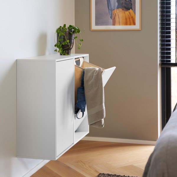 Bel stenski koš za perilo Laundry Box – ReCollector-image-3