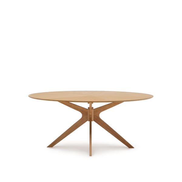 Jedilna miza z mizno ploščo v hrastovem dekorju 110x180 cm Naanim – Kave Home