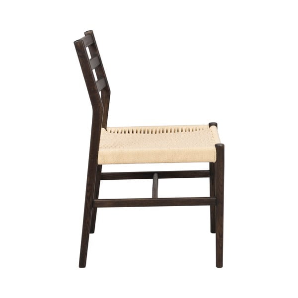 Jedilni stoli v naravni in temno rjavi barvi v kompletu 2 ks Harlan – Rowico-image-4