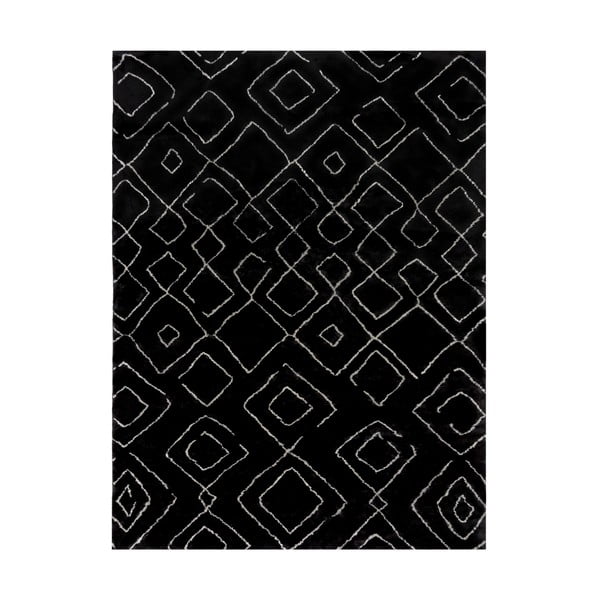 Črna pralna preproga 120x170 cm Imran – Flair Rugs