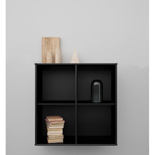 Črn modularni sistem polic 68,5x69 cm Mistral Kubus - Hammel Furniture-image-1