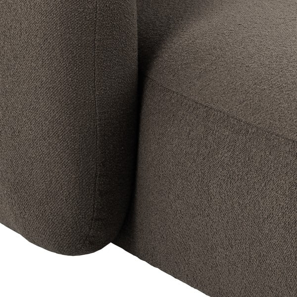 Siva/rjava kotna sedežna garnitura iz tkanine bouclé (desni kot) Imola – Bonami Selection-image-4