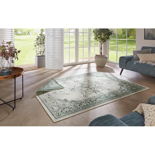 Zeleno-krem zunanja preproga NORTHRUGS Borbon, 160 x 230 cm-image-1