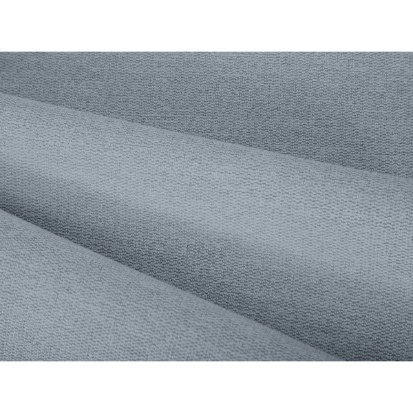 Svetlo modra oblazinjena zakonska postelja s prostorom za shranjevanje z letvenim dnom 200x200 cm Casey – Mazzini Beds-image-1