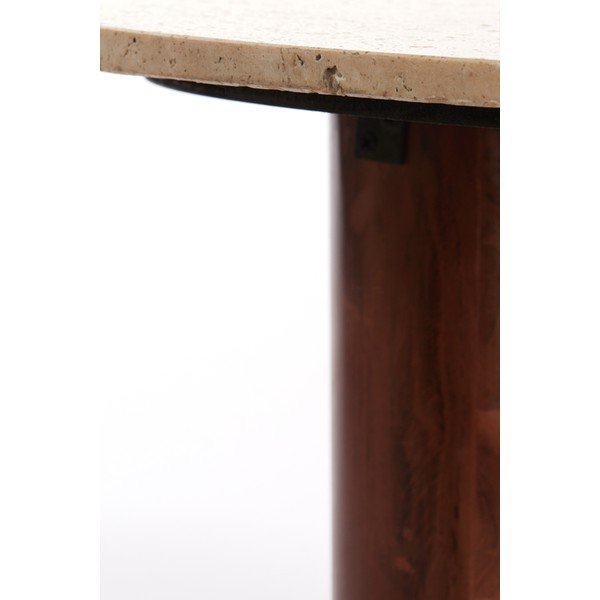 Rjava mizica 72x90 cm Mahelona – Light & Living-image-3