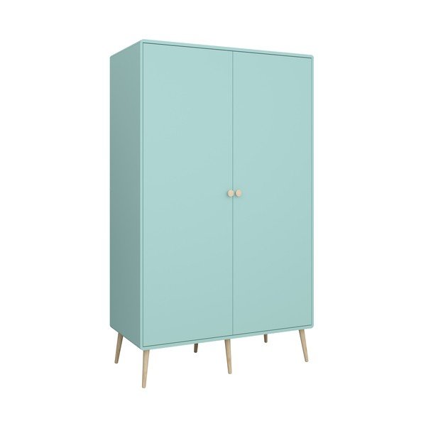Turkizna otroška omara 113x190 cm Gaia - Tvilum-image-3
