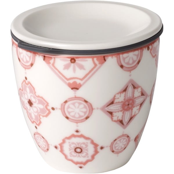 Rdeče-bela porcelanasta posoda za hrano Villeroy & Boch Like To Go, ø 7,3 cm