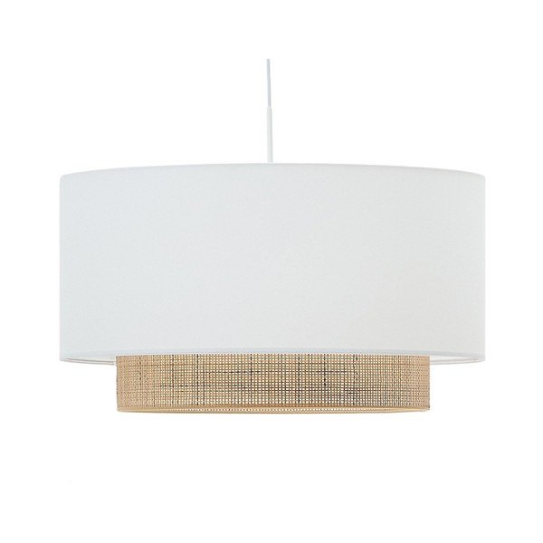 Belo tekstilno senčilo ø 60 cm Erna – Kave Home