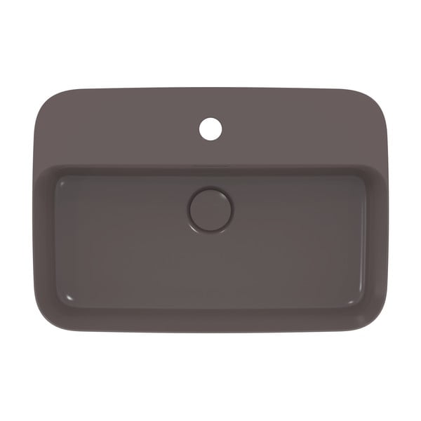 Siv keramičen umivalnik 55x38 cm Ipalyss – Ideal Standard-image-2