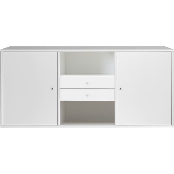 Bela nizka komoda 133x61 cm Mistral - Hammel Furniture