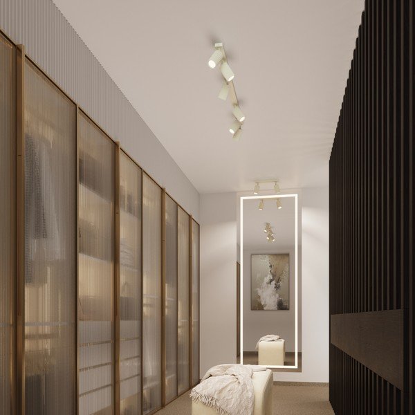 Kremno belo točkovno svetilo 6,5x81 cm Gleam – Sollux-image-1