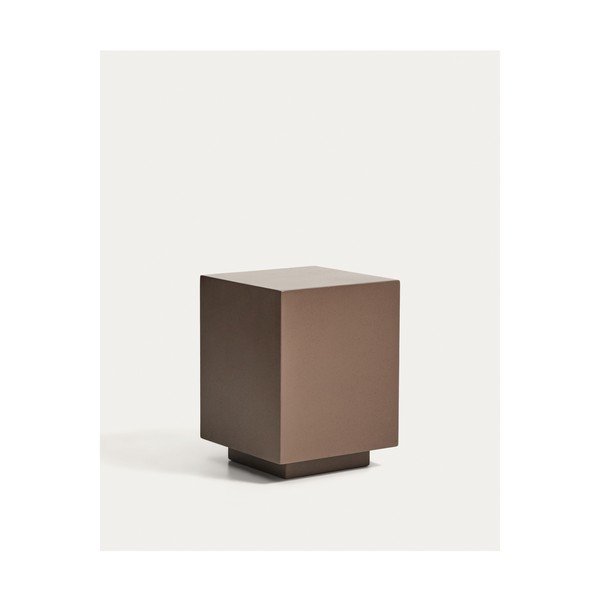 Betonska vrtna mizica 35x35 cm Rustella – Kave Home-image-4