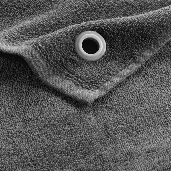 Antracitno siva frotirna bombažna brisača 50x50 cm Cuistot – douceur d'intérieur-image-2