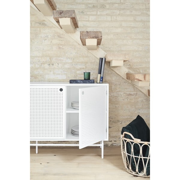 Bela komoda Teulat Punto, širina 150 cm-image-2