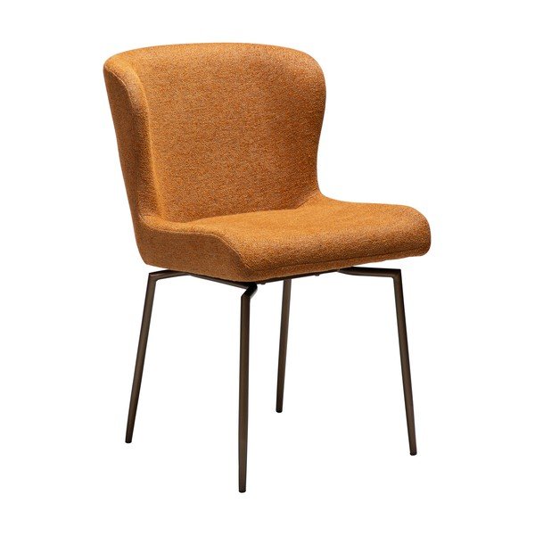 Rjav oblazinjen jedilni stol Glam – DAN-FORM Denmark