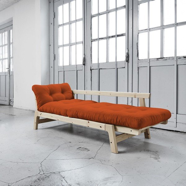 Raztegljiv kavč Karup Step Natural/Orange-image-2