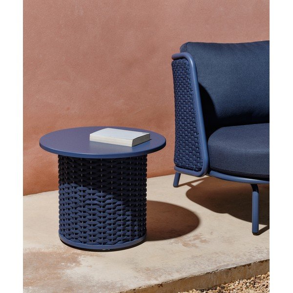 Kovinska okrogla vrtna mizica ø 50 cm Sedalis – Kave Home-image-2