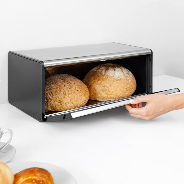 Brabantia Fall Front koš za kruh iz mat jekla-image-2