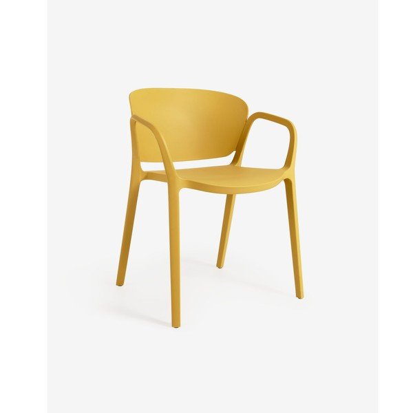 Rumen plastičen vrtni stol Ania – Kave Home-image-4