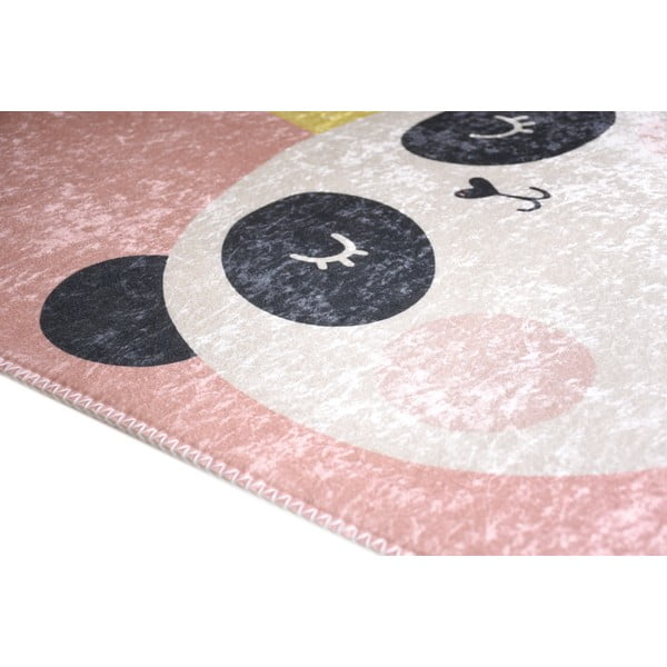 Svetlo rožnata pralna otroška preproga 160x230 cm Royalty Mascot – Vitaus-image-2