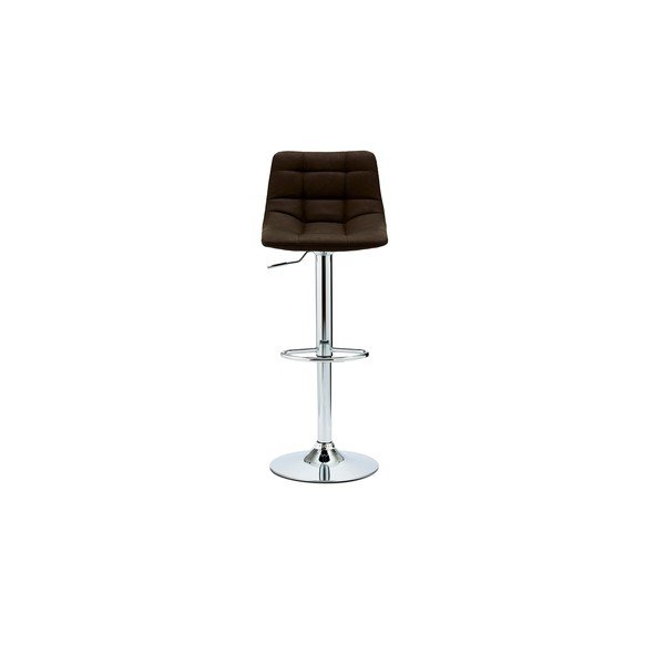 Temno rjavi vrtljivi barski stoli v kompletu 2 ks 88 cm Mario – Furnhouse-image-3