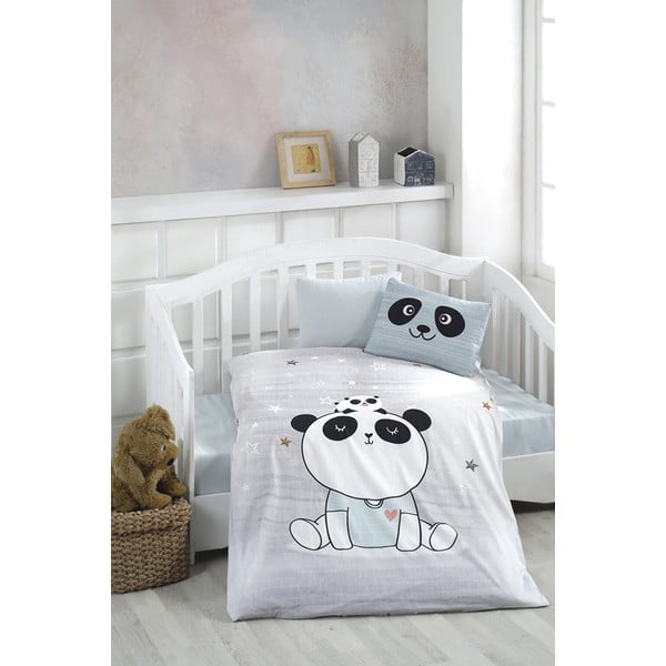 4-delna bombažna otroška posteljnina za otroško posteljico z rjuho 100x150 cm – Mila Home