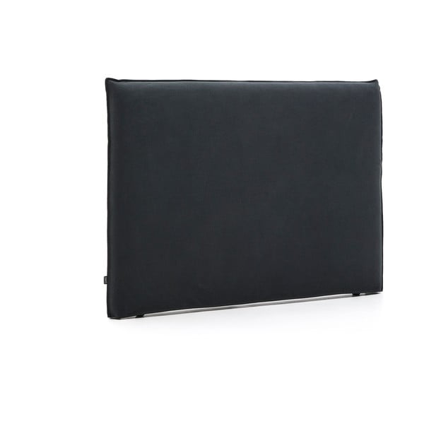 Antracitno sivo oblazinjeno vzglavje 180x118 cm Jaira – Kave Home