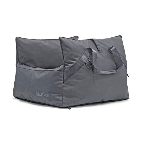 Temno siva torba za prenašanje za pse 50x50 cm Viaggio Asphalt – MiaCara