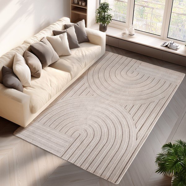 Kremno bela preproga 200x290 cm Pompei – Ayyildiz Carpets-image-1