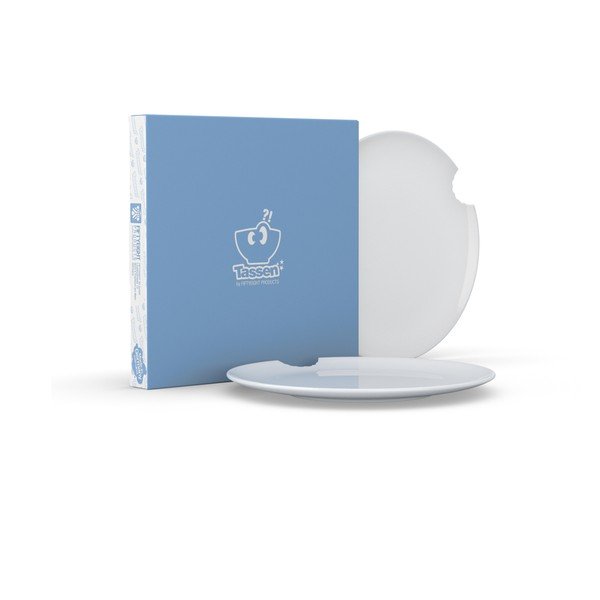 Komplet 2 belih porcelanastih krožnikov 58products, ø 28 cm-image-3