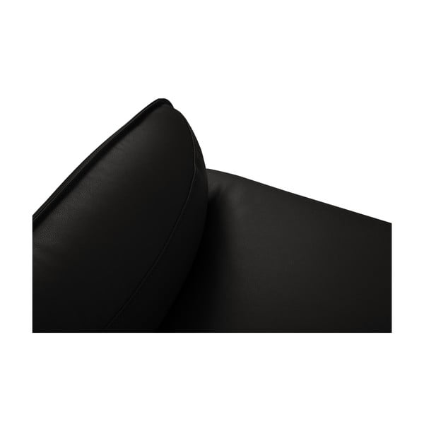 Črna usnjena sedežna garnitura Windsor & Co Sofas Neso, 235 x 90 cm-image-4