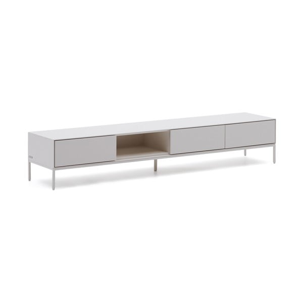 Bela TV omarica 195x35 cm Vedrana – Kave Home-image-2
