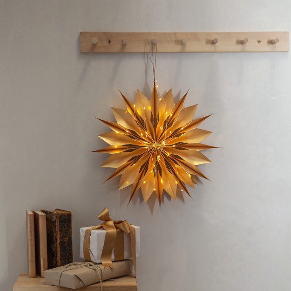 Božična svetlobna dekoracija v zlati barvi Flinga – Star Trading-image-1