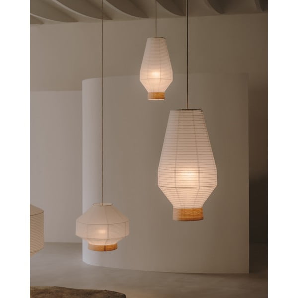 Belo senčilo ø 30 cm Hila – Kave Home-image-2