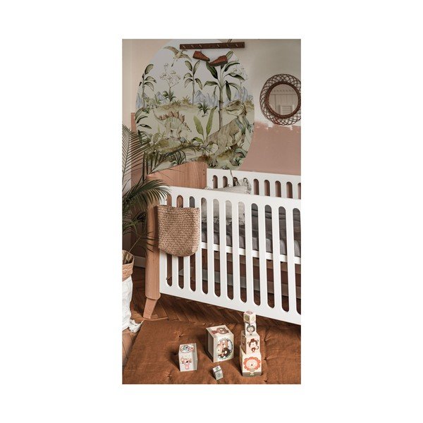 Stenska otroška nalepka 150x150 cm Dino World in a Circle – Dekornik-image-1